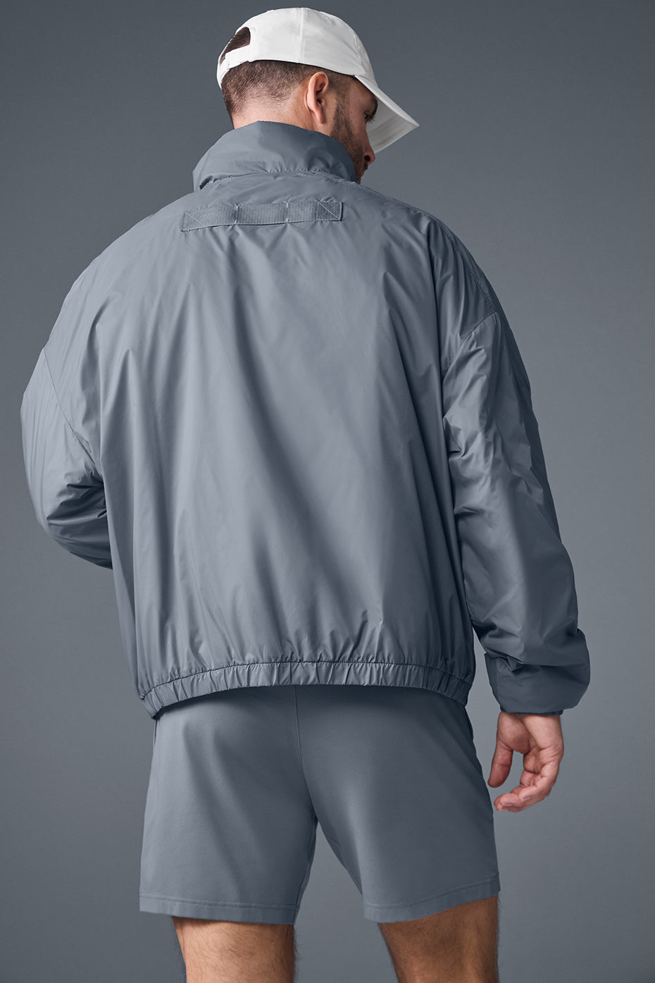 Veste à enfiler légère à demi-zip Latitude - Gris acier