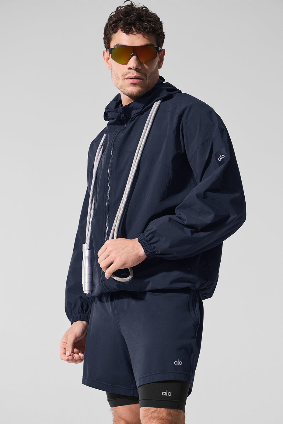 Veste de survêtement Vantage en nylon indéchirable - Bleu marine