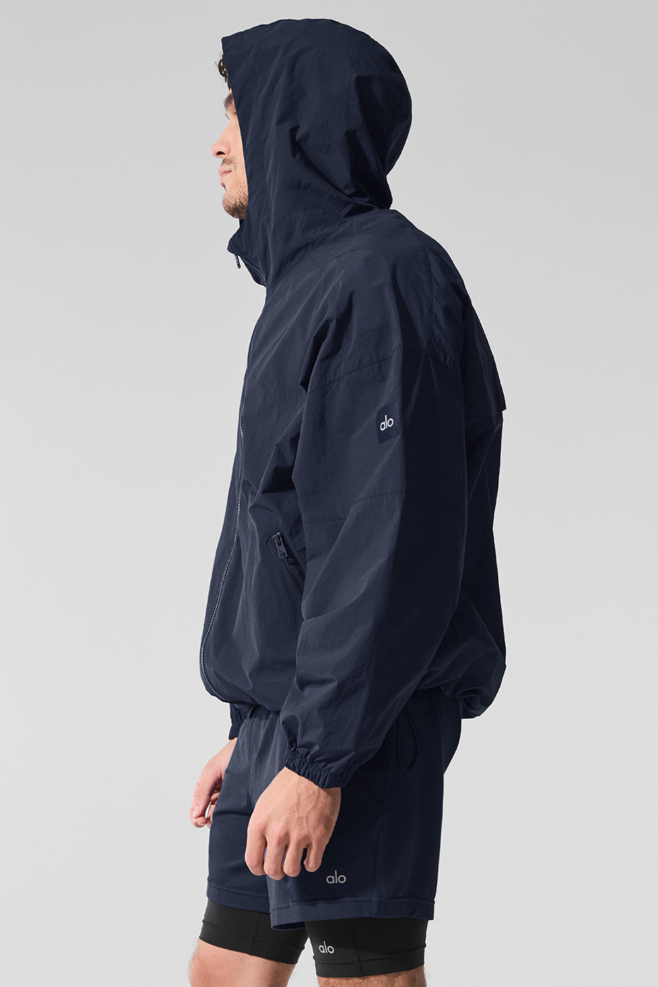 Veste de survêtement Vantage en nylon indéchirable - Bleu marine