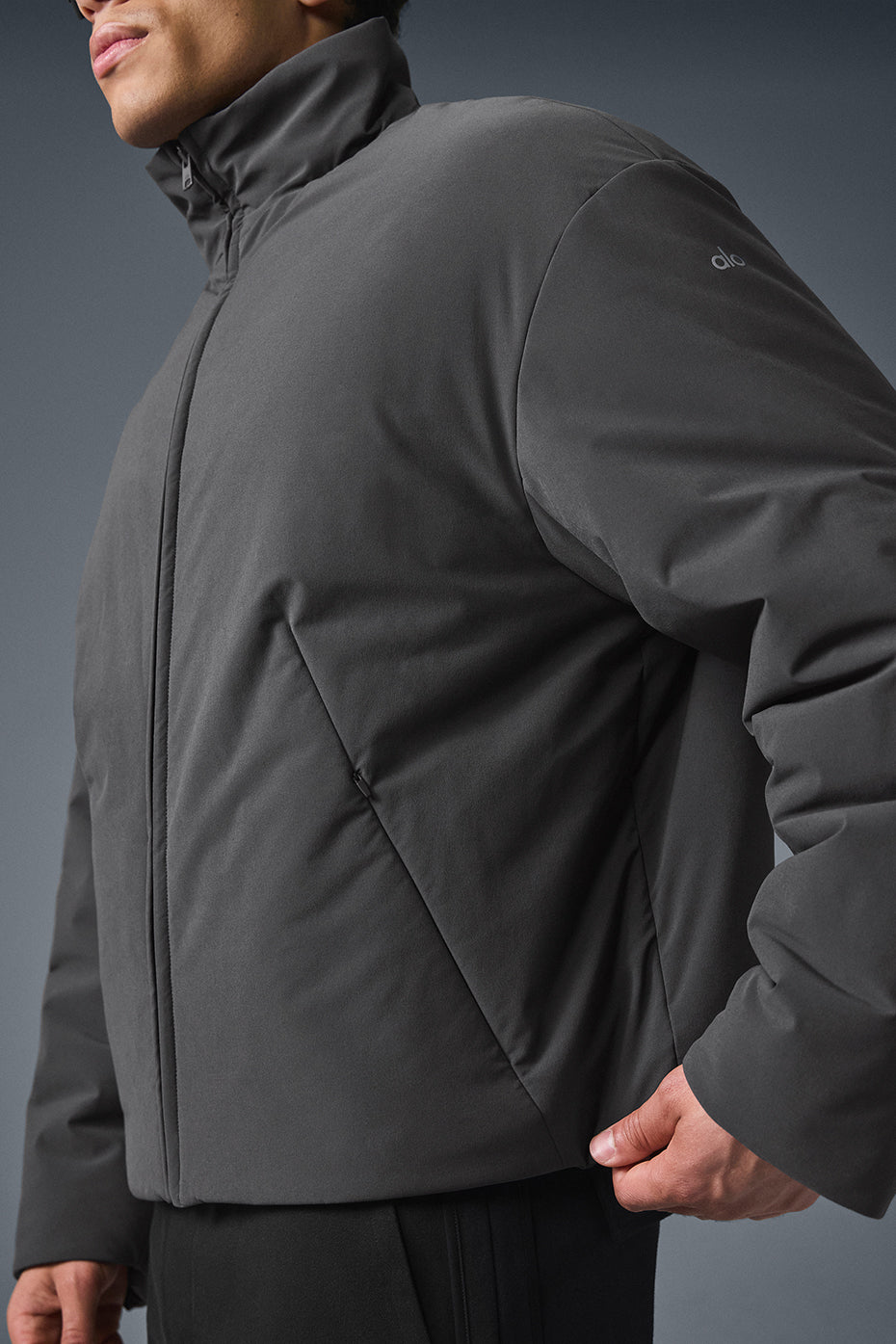 Veste Notable en tissu extensible - Anthracite