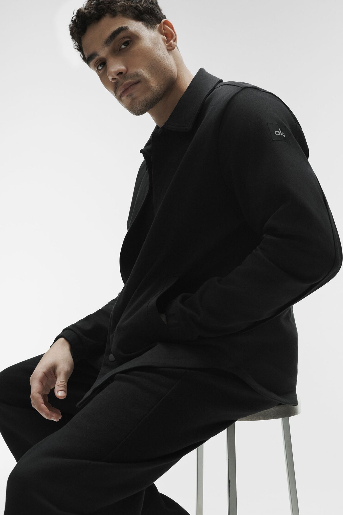 Veste Edition au toucher suédé - Noir