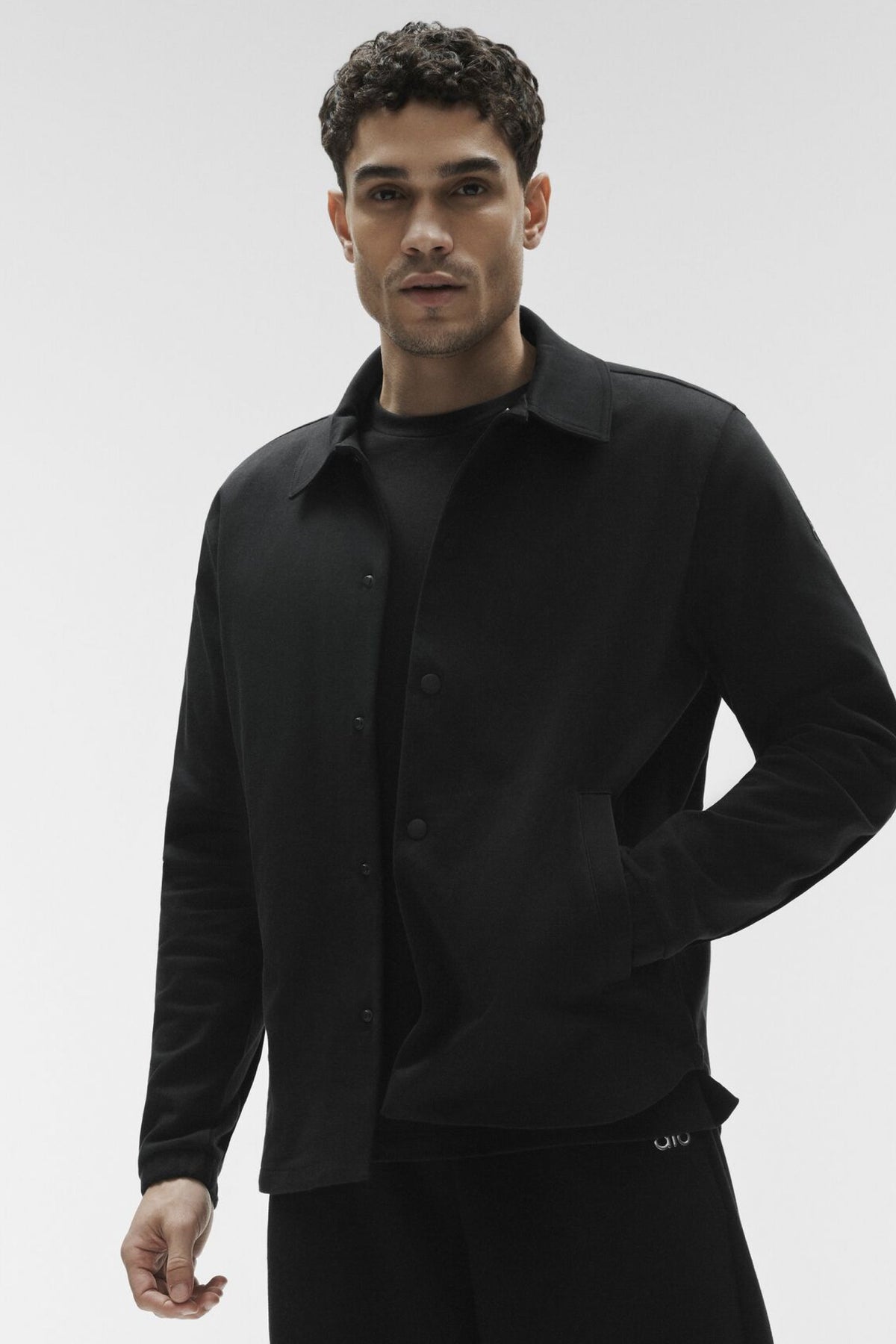 Veste Edition au toucher suédé - Noir