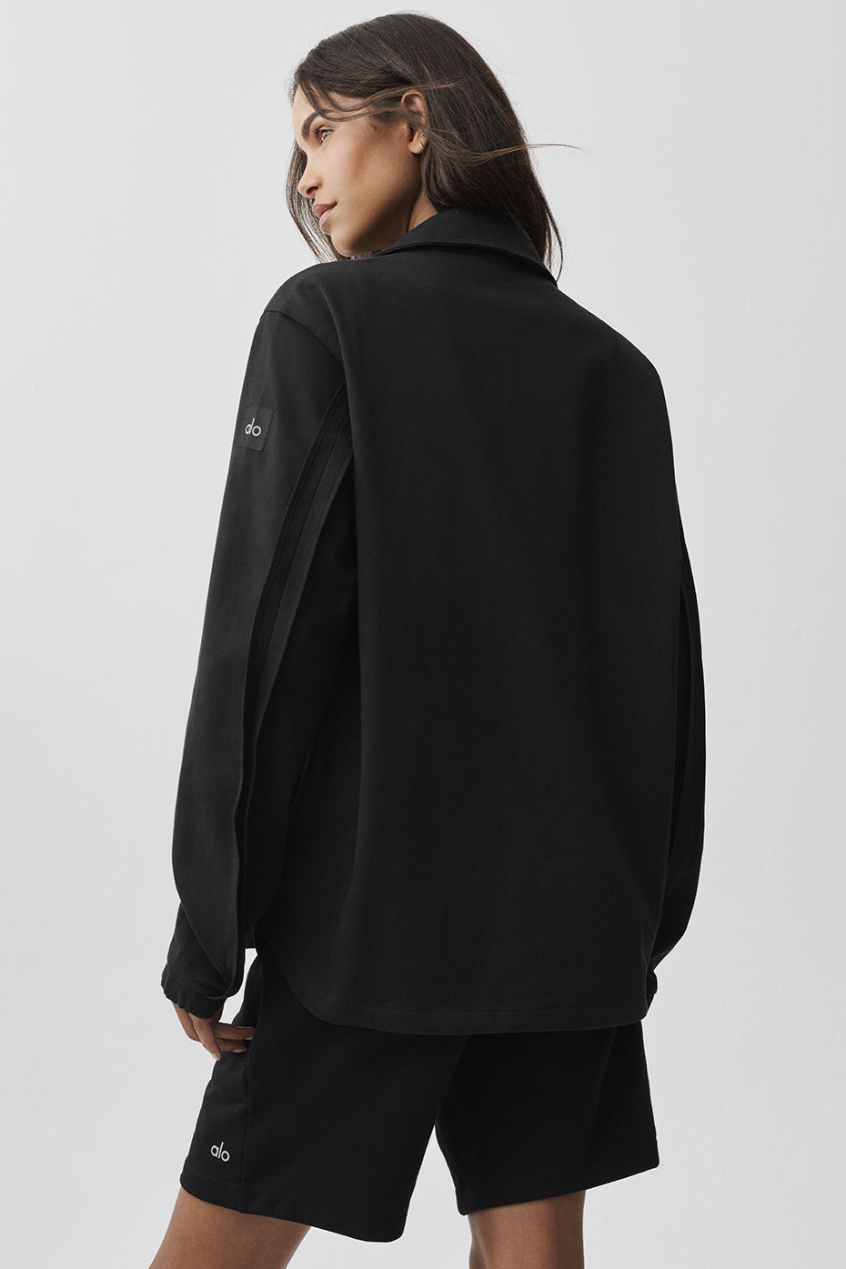 Veste Edition au toucher suédé - Noir