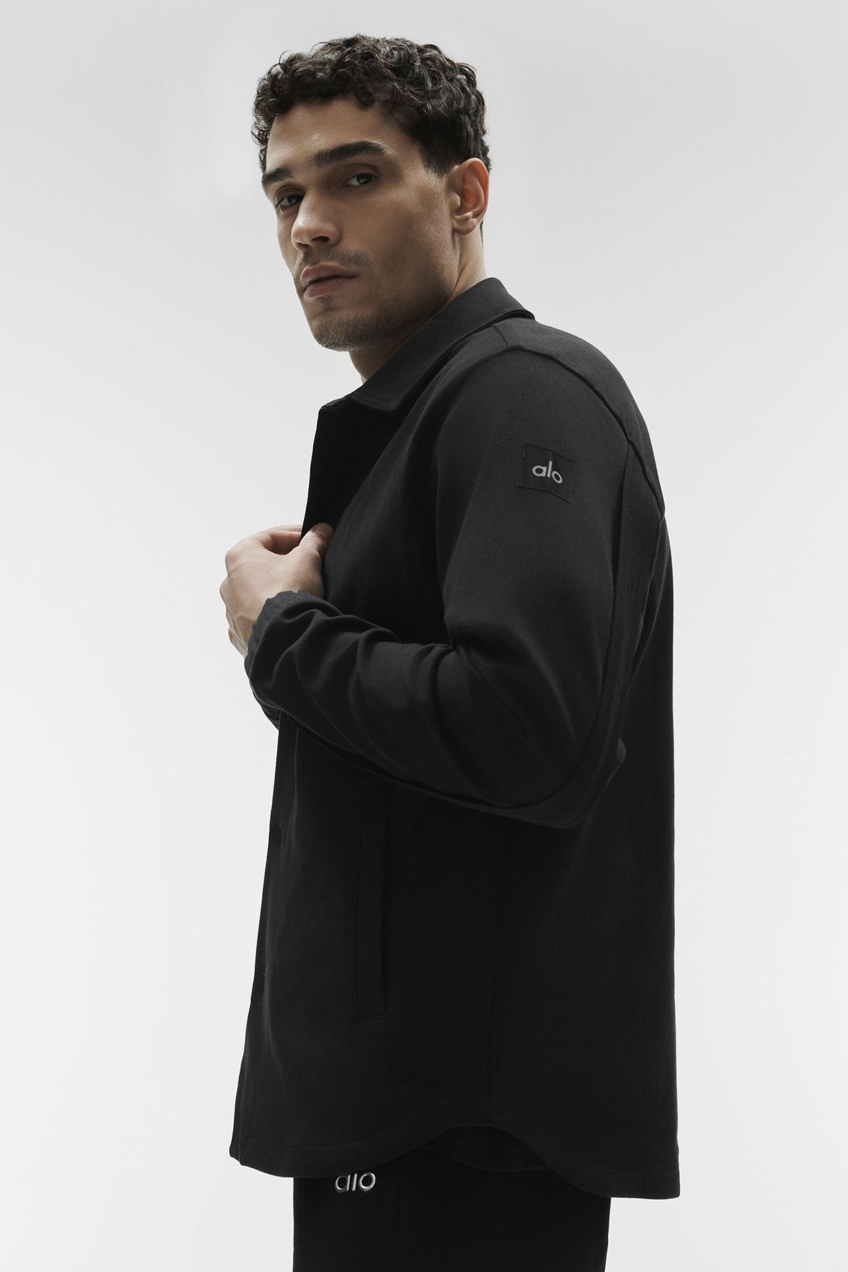 Veste Edition au toucher suédé - Noir