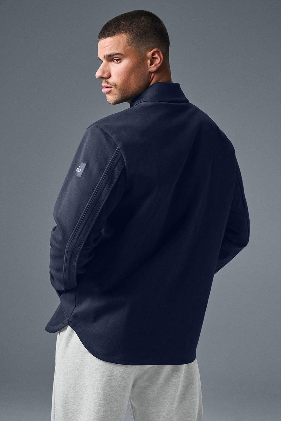 Veste Edition au toucher suédé - Bleu marine