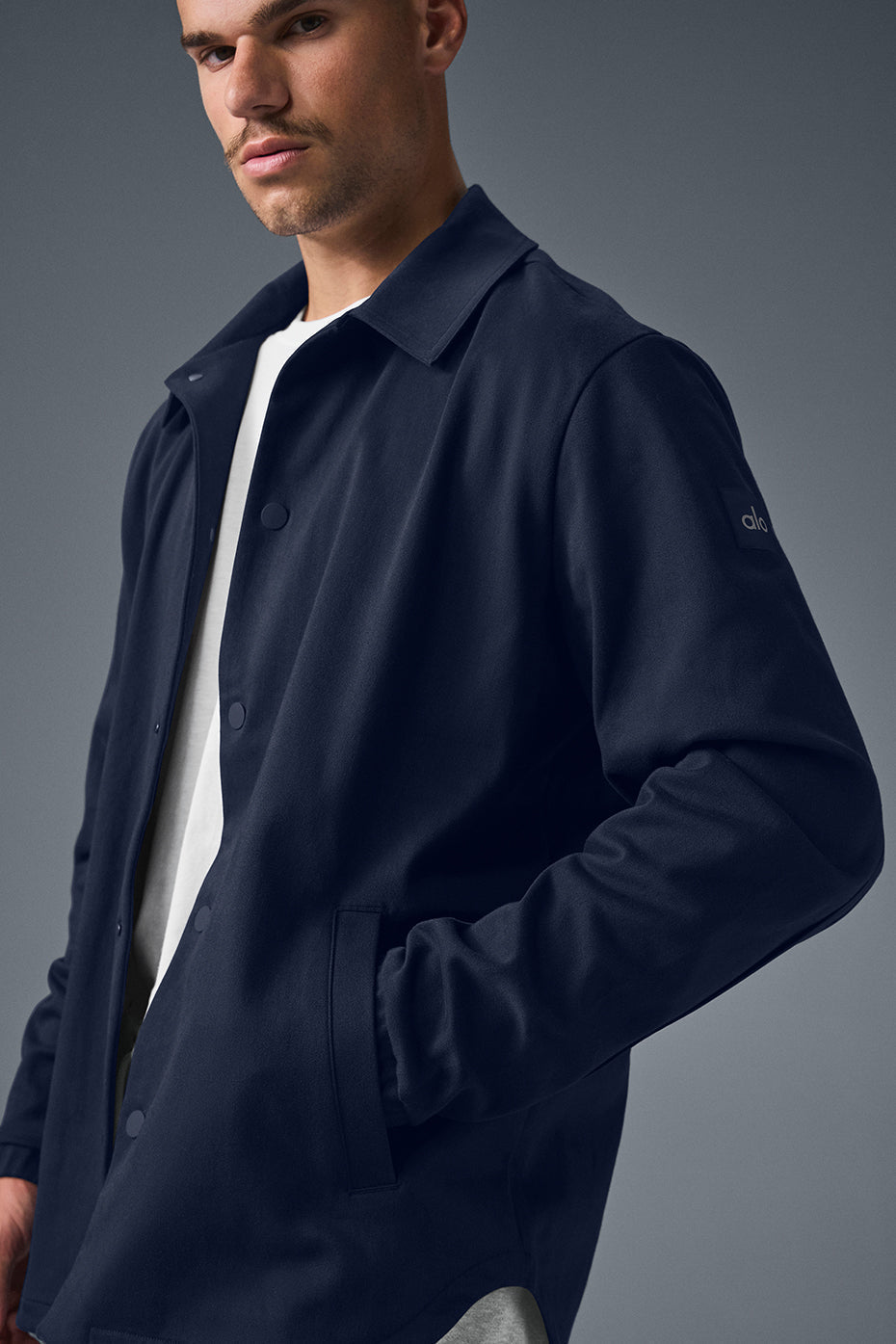 Veste Edition au toucher suédé - Bleu marine