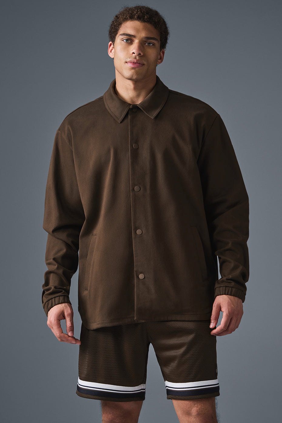 Veste Edition au toucher suédé - Espresso