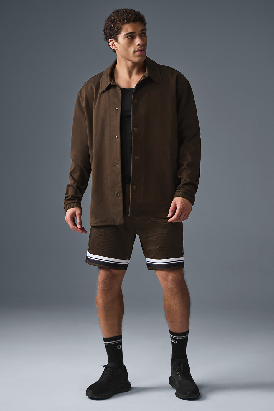 Veste Edition au toucher suédé - Espresso