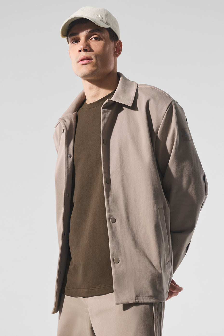 Veste Edition au toucher suédé - Gravier