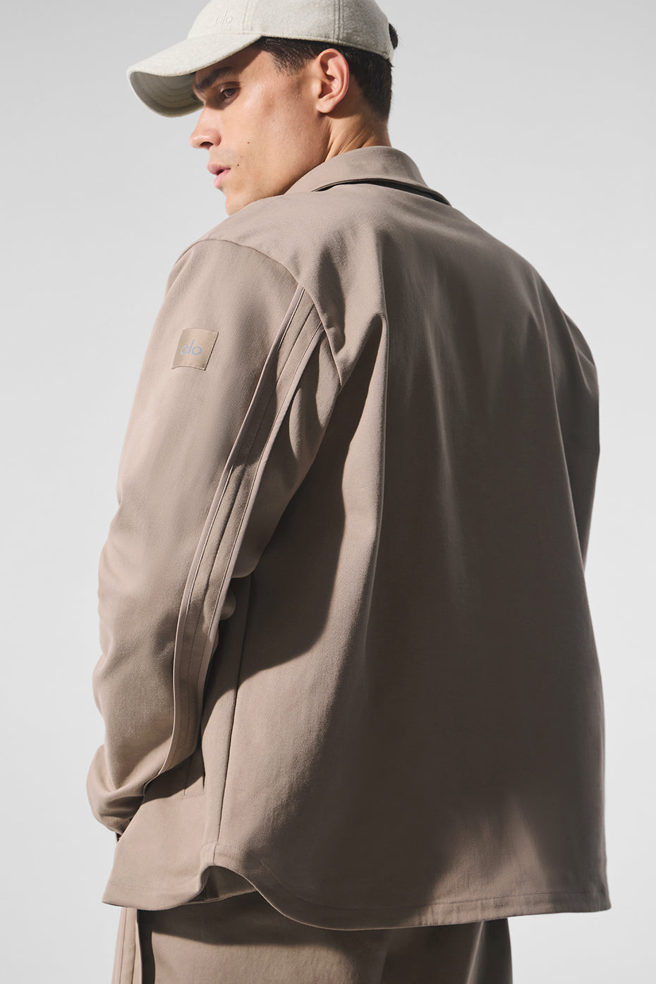 Veste Edition au toucher suédé - Gravier