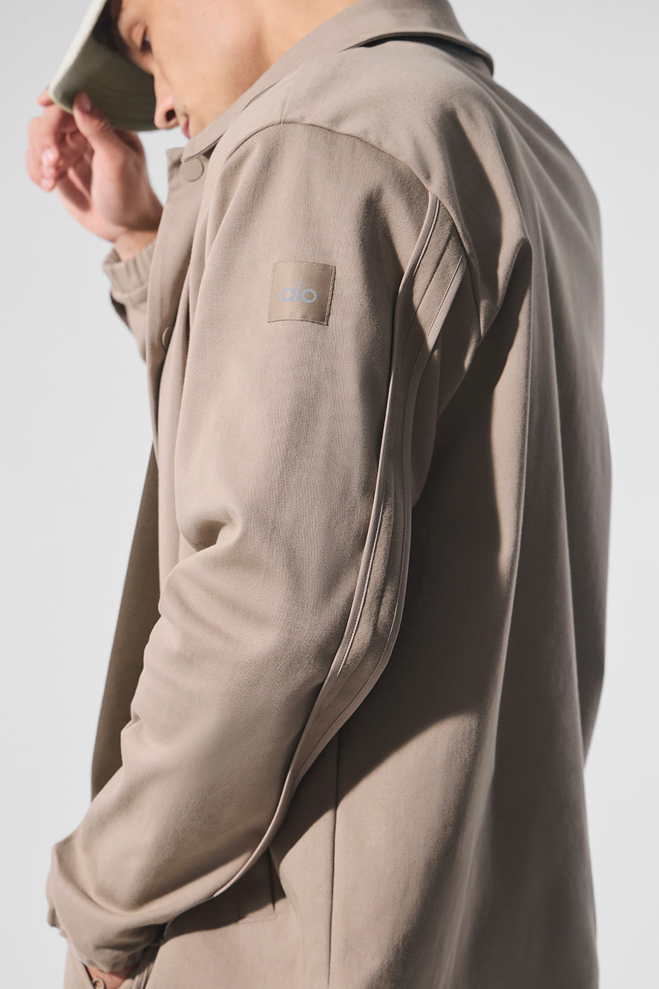 Veste Edition au toucher suédé - Gravier