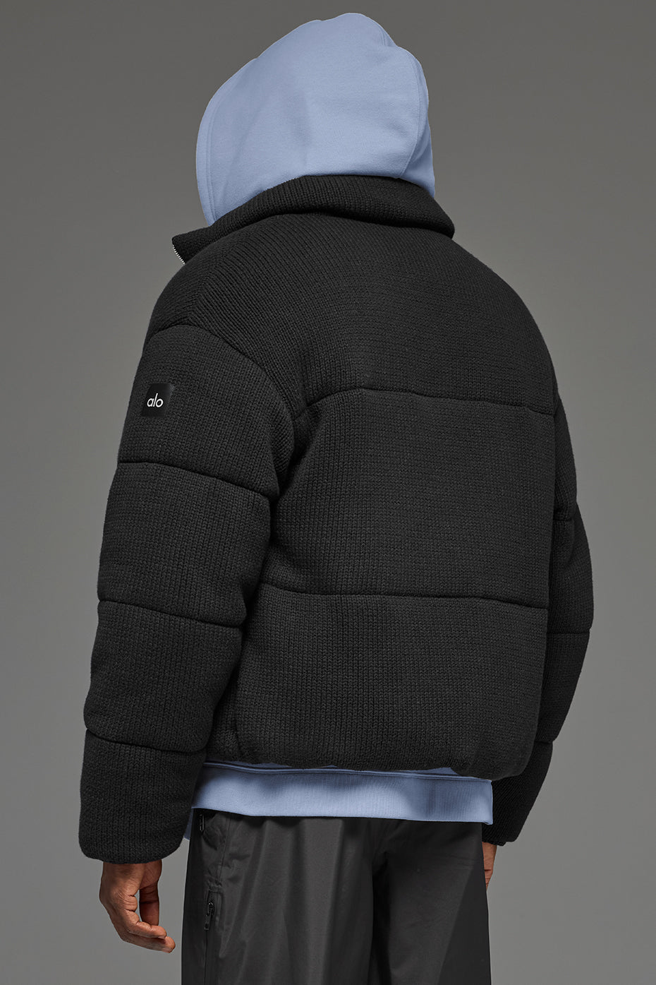 Doudoune en maille Stage - Noir