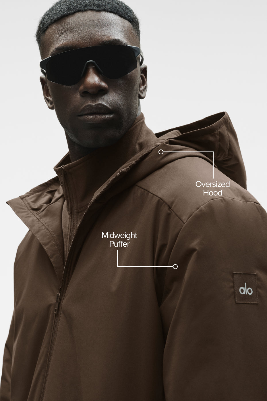 Veste entièrement zippée Elemental - Espresso