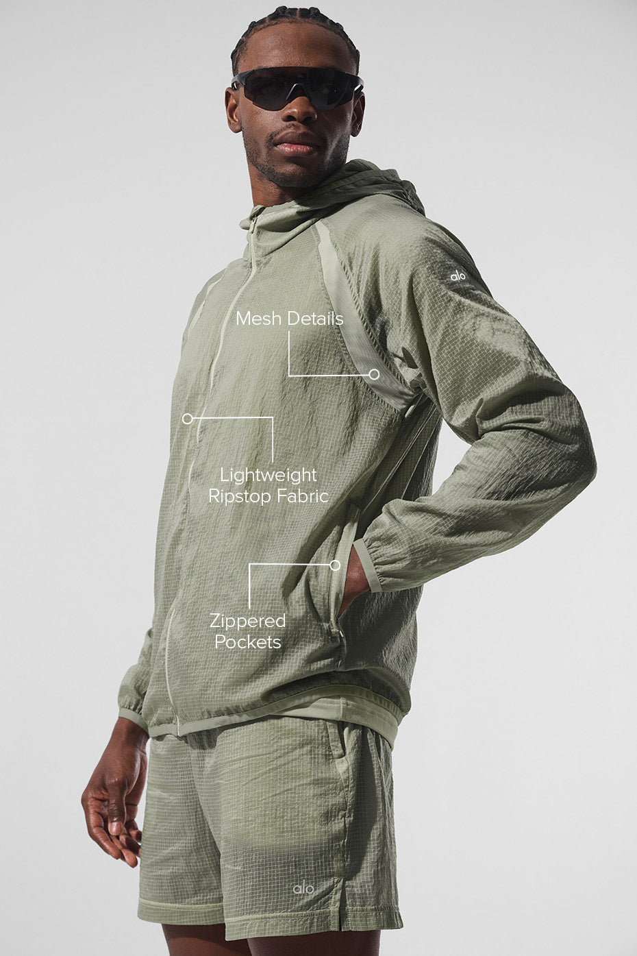 Veste Game Time en tissu indéchirable - Calcaire