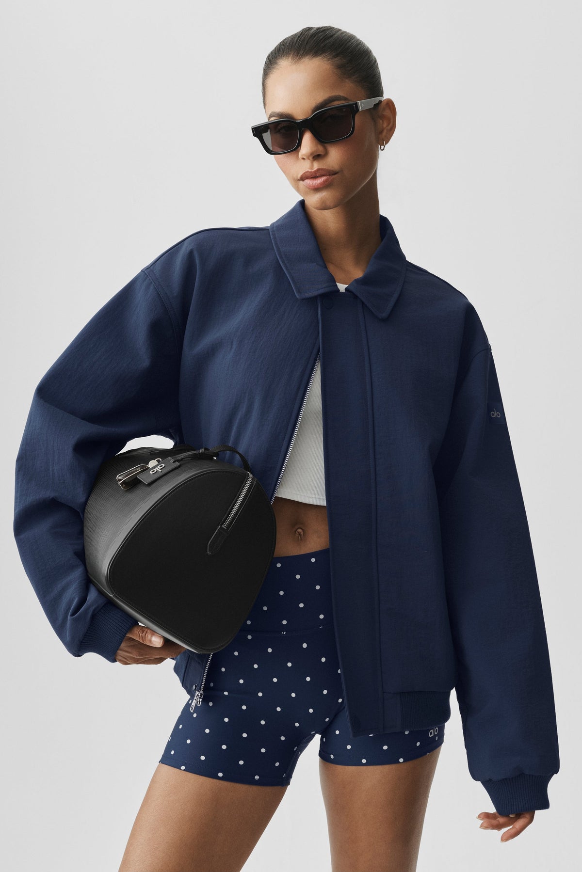 Blouson aviateur Duality - Bleu marine