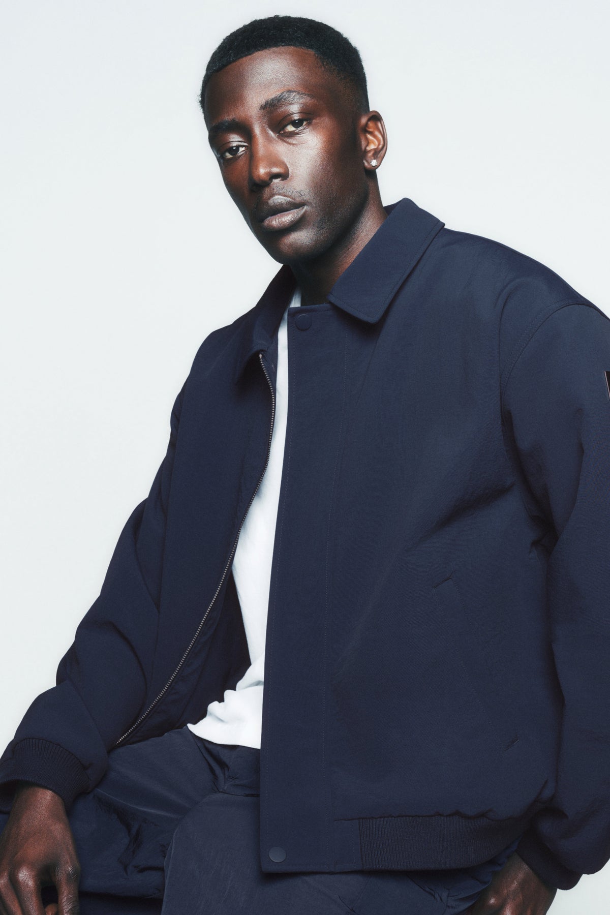 Blouson aviateur Duality - Bleu marine