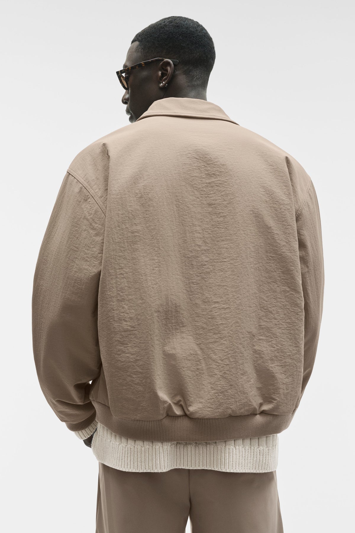 Blouson aviateur Duality - Gravier