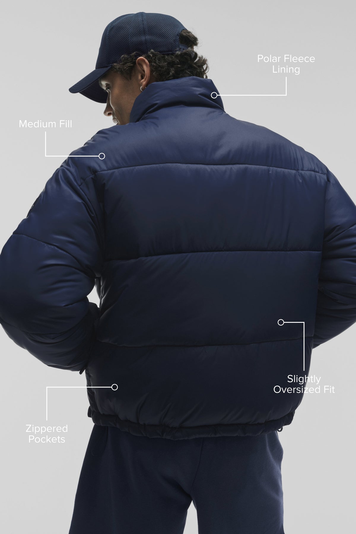 Doudoune Cold Front - Bleu marine