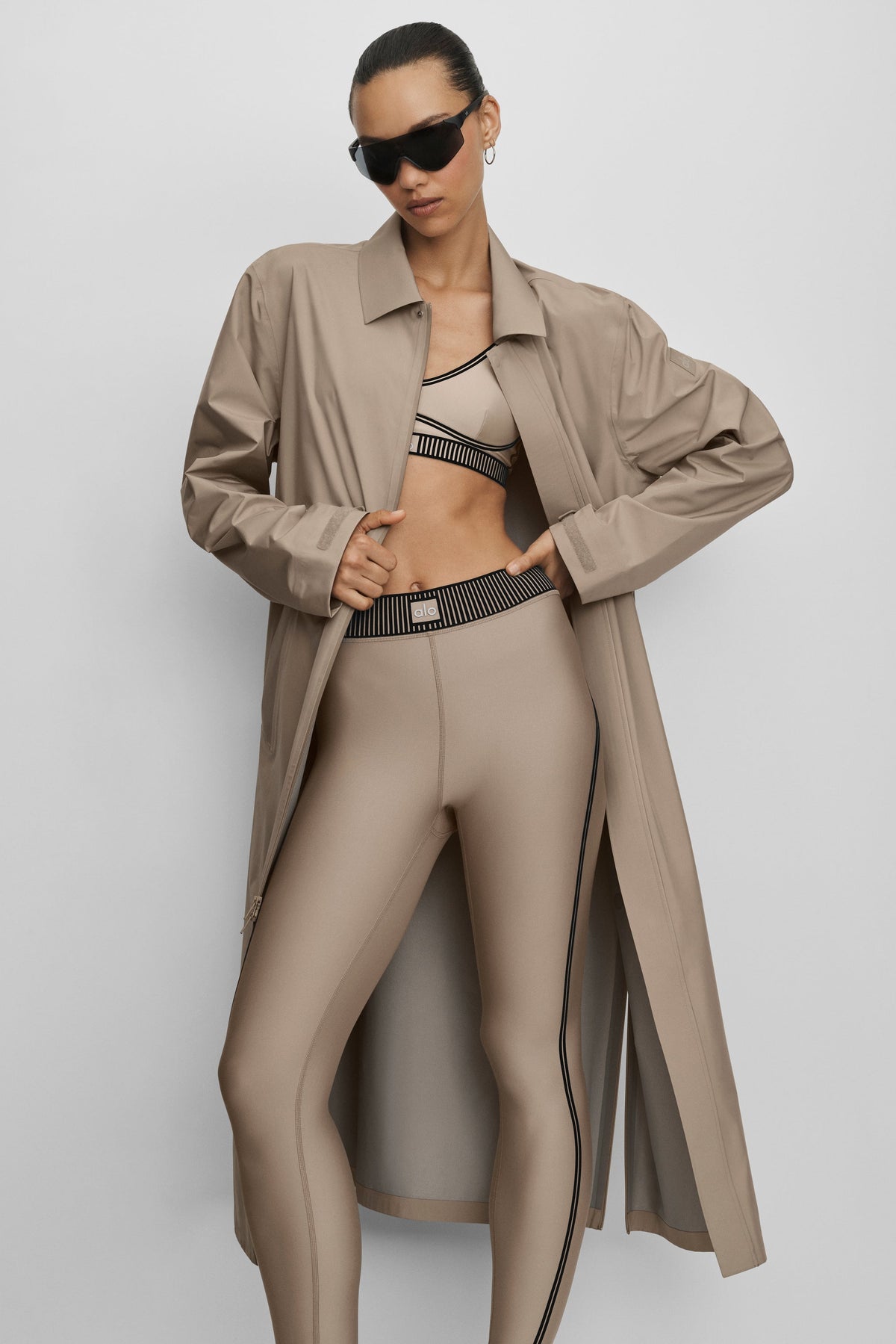 Manteau long Alpha Shell - Gravier