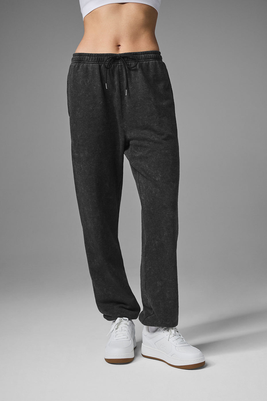 Pantalon de jogging Chill à délavage vintage - Noir délavé