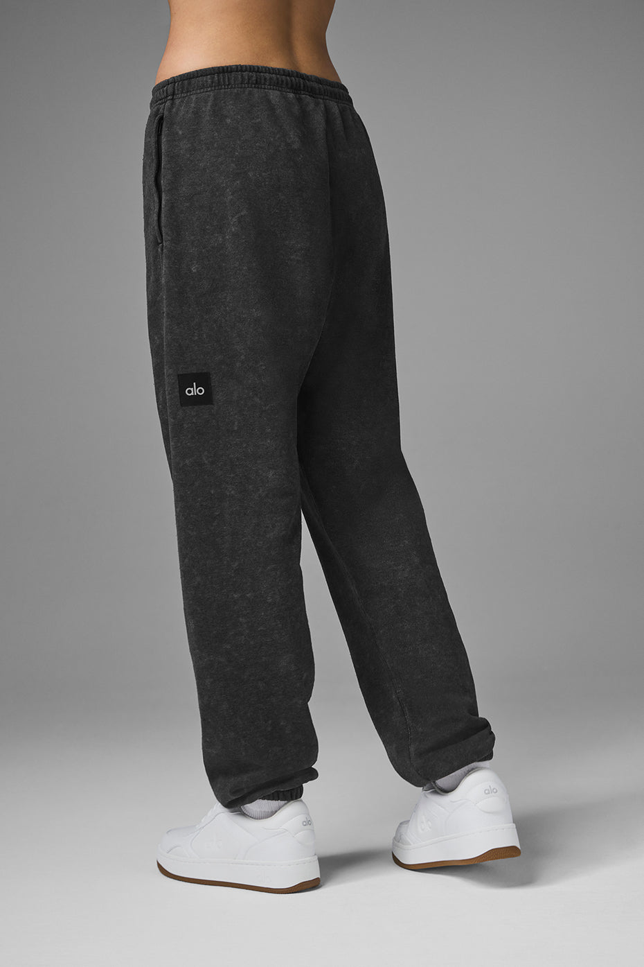 Pantalon de jogging Chill à délavage vintage - Noir délavé