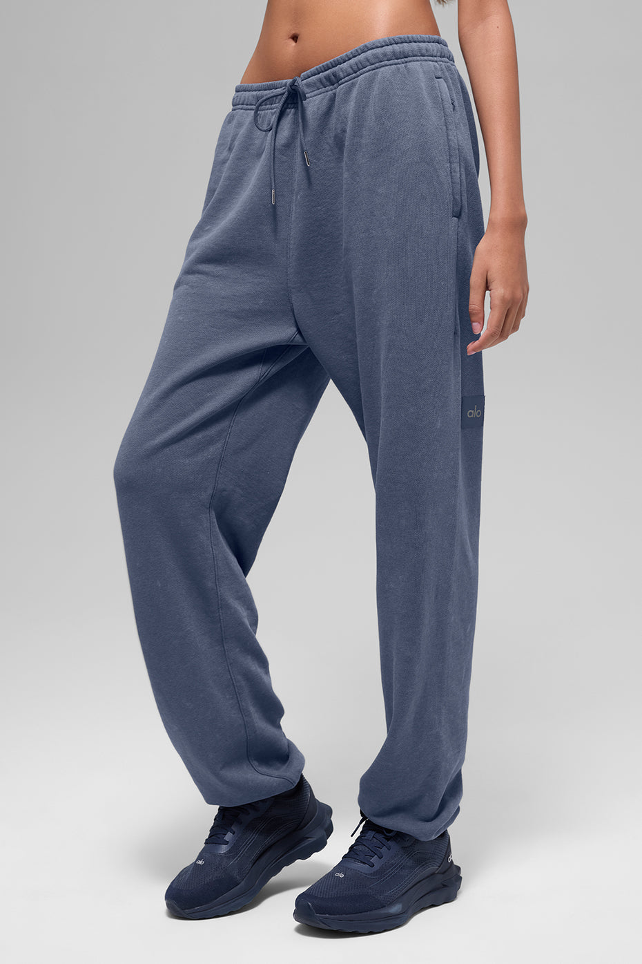 Pantalon de jogging Chill à délavage vintage - Bleu pierre délavé