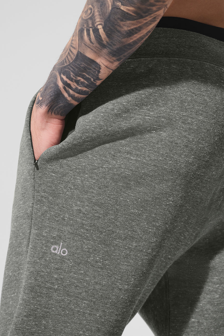 Pantalon de jogging Triumph - Gris mélange de trois fibres