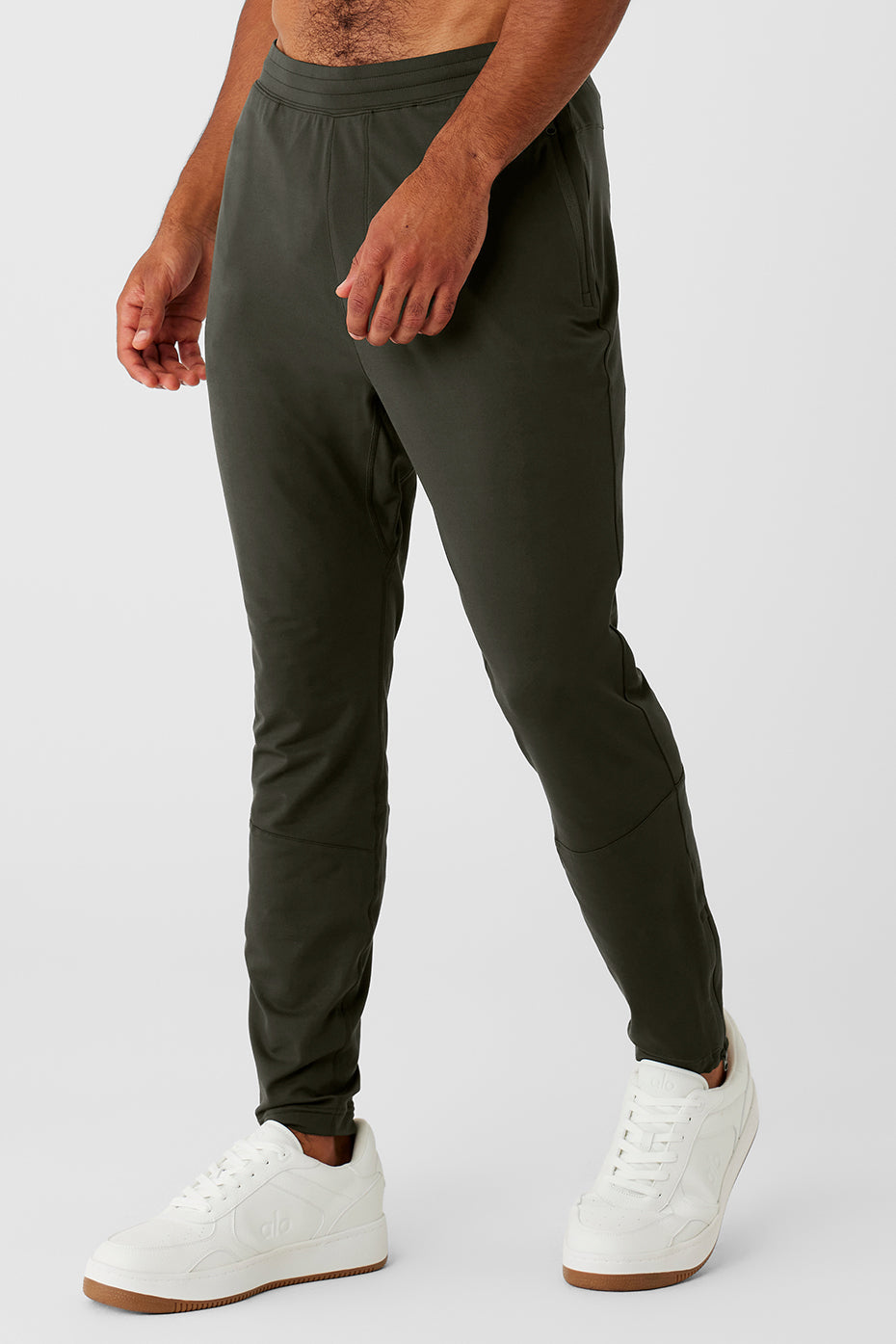 Pantalon technique Conquer React - Vert furtif