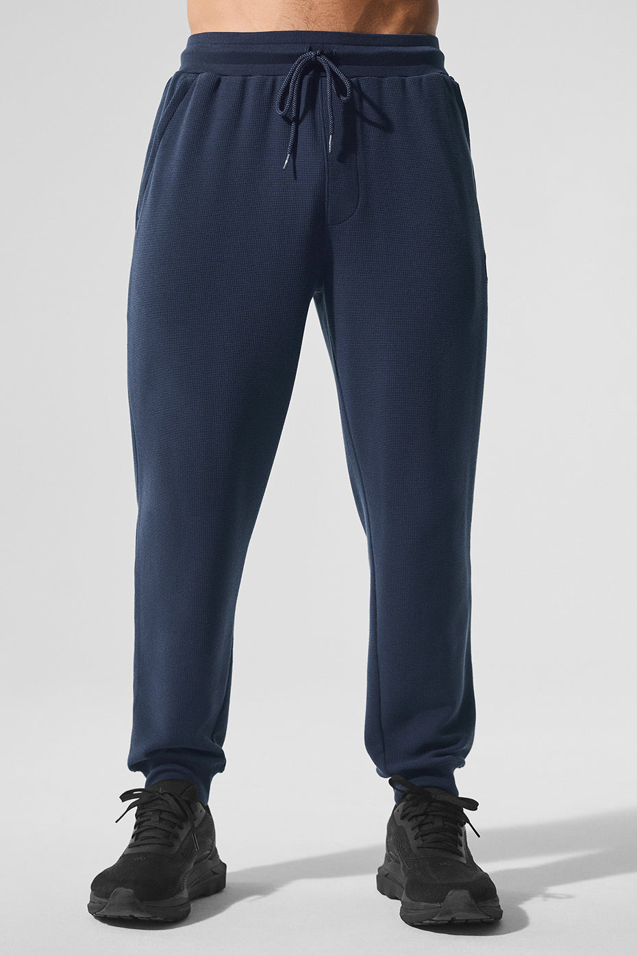 Pantalon de jogging Fast Break en maille gaufrée fine - Bleu marine