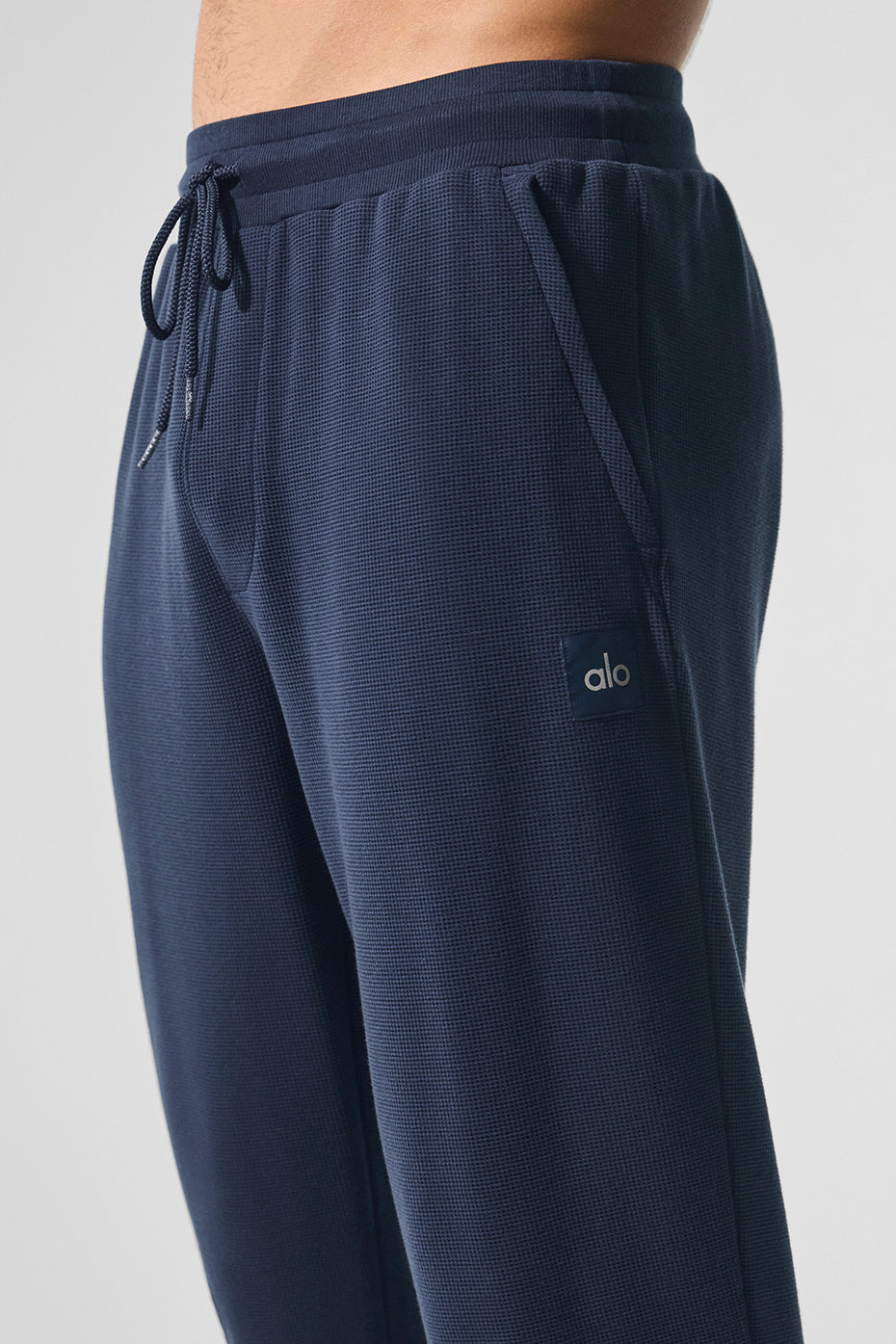 Pantalon de jogging Fast Break en maille gaufrée fine - Bleu marine