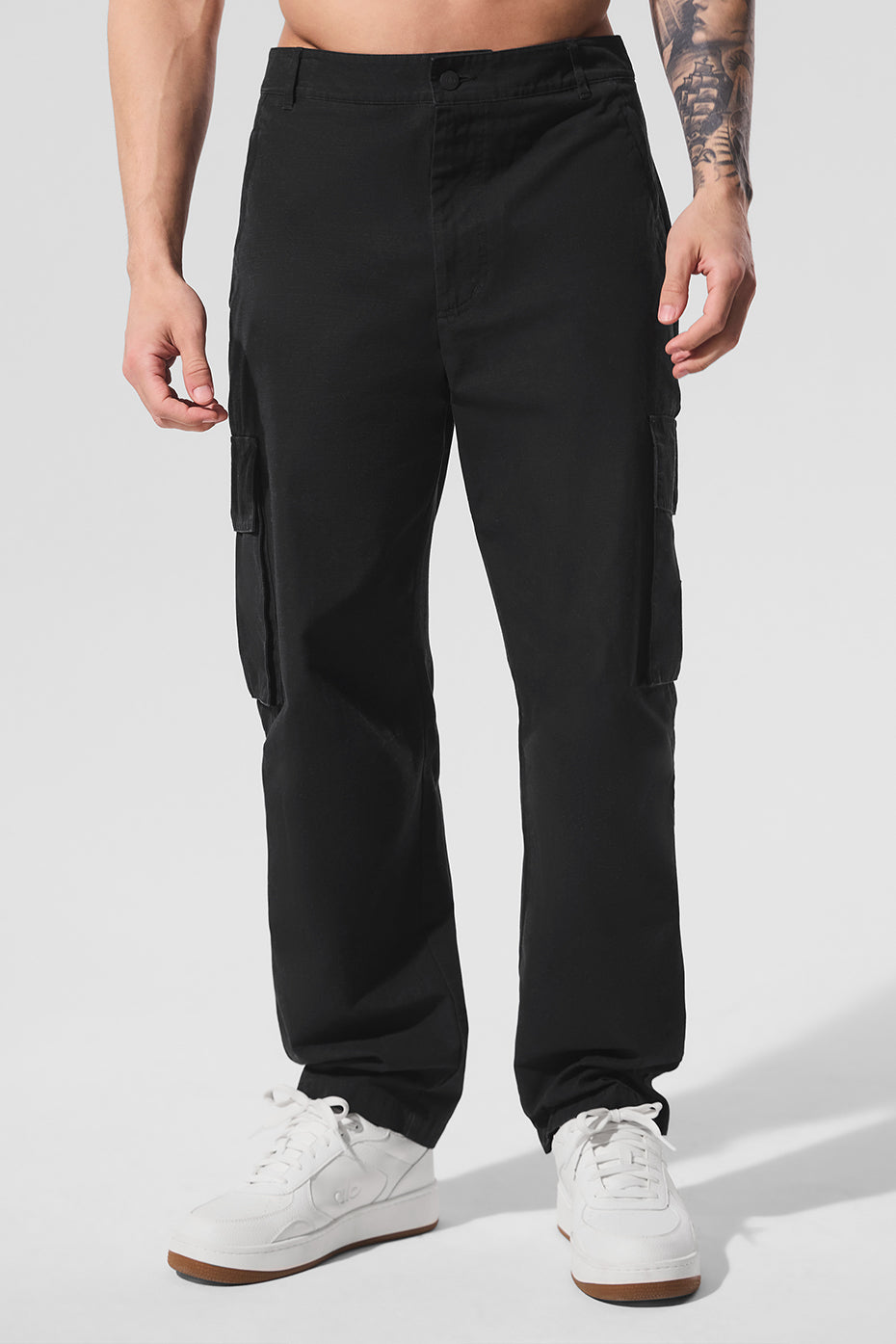 Pantalon cargo en tissu indéchirable - Noir