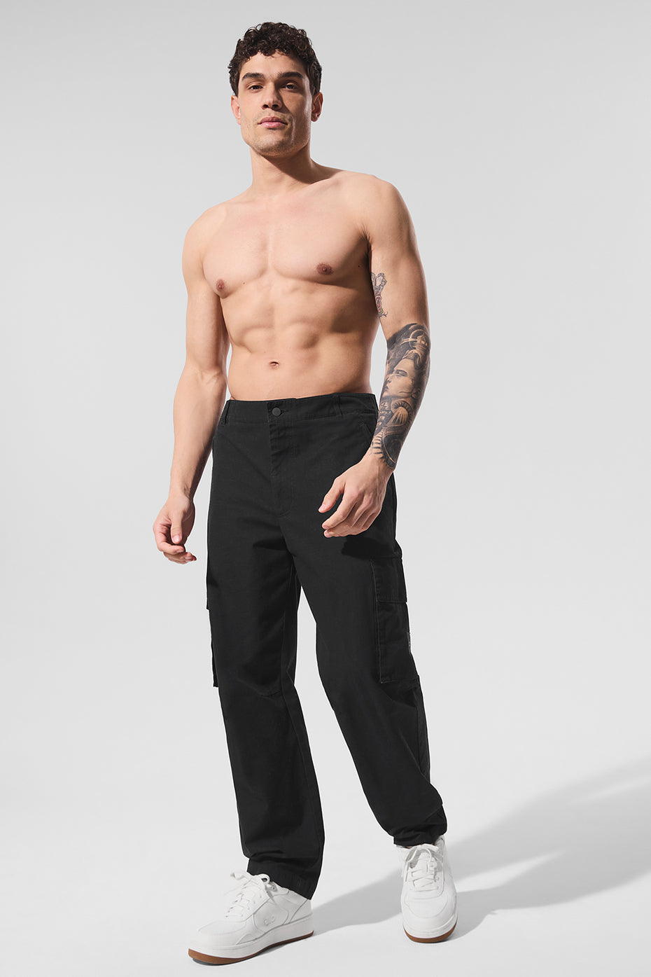 Pantalon cargo en tissu indéchirable - Noir