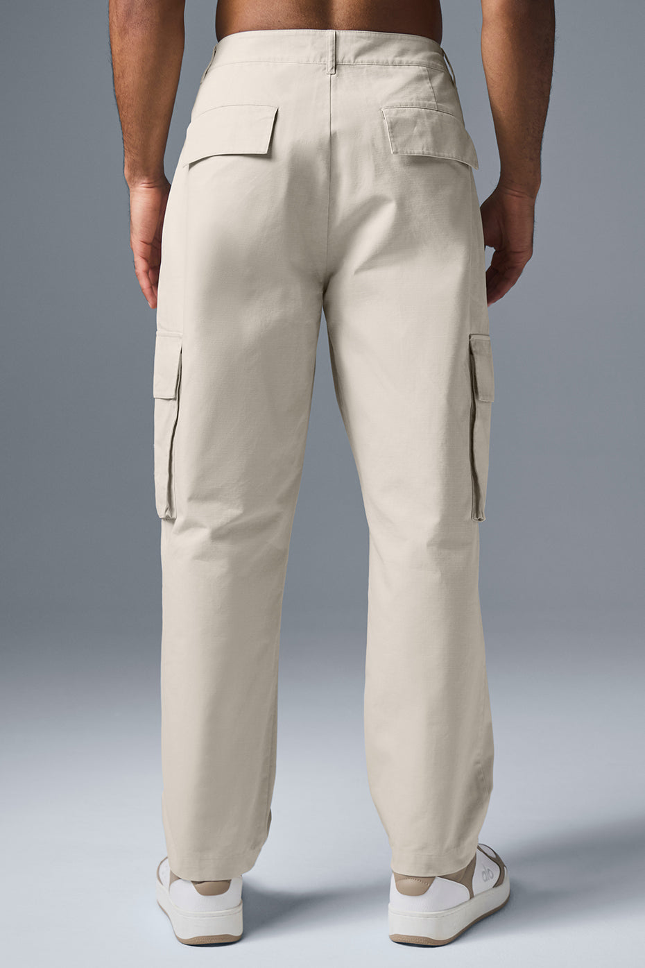 Pantalon cargo en tissu indéchirable - Écru