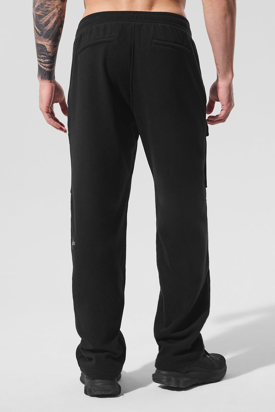 Pantalon cargo Ridge en polaire - Noir