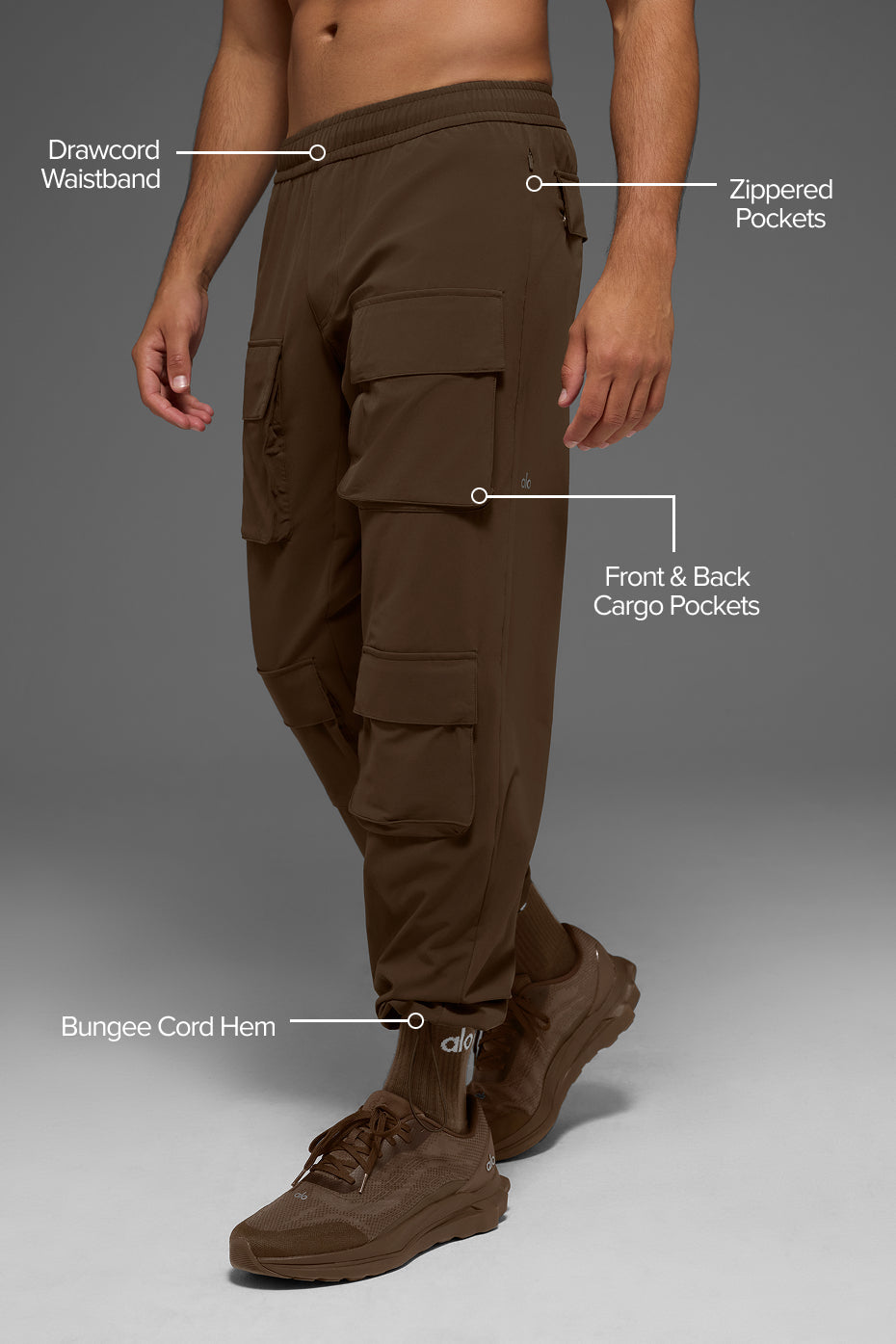 Pantalon cargo Venture - Espresso