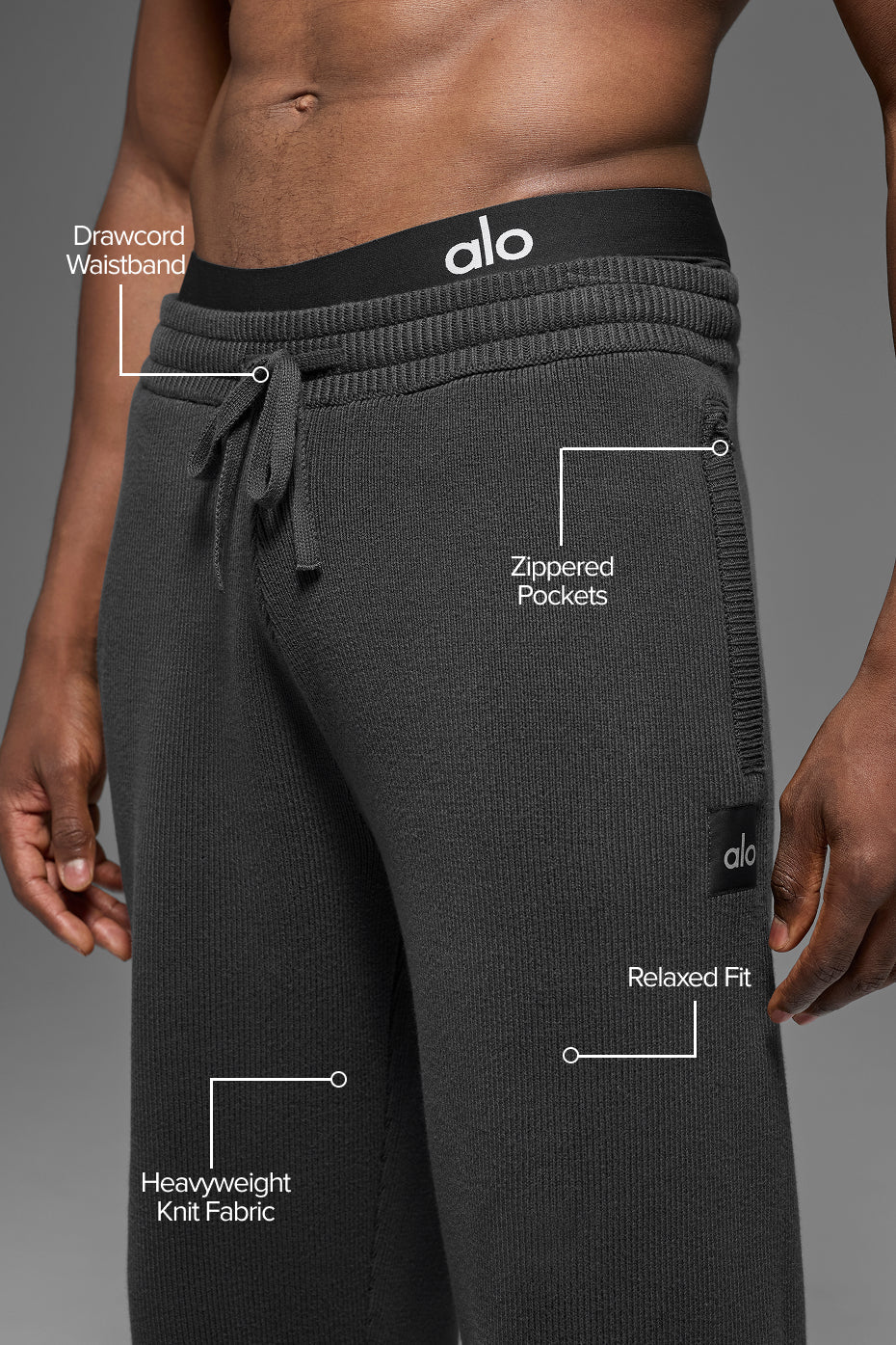 Pantalon de jogging droit Scholar - Anthracite