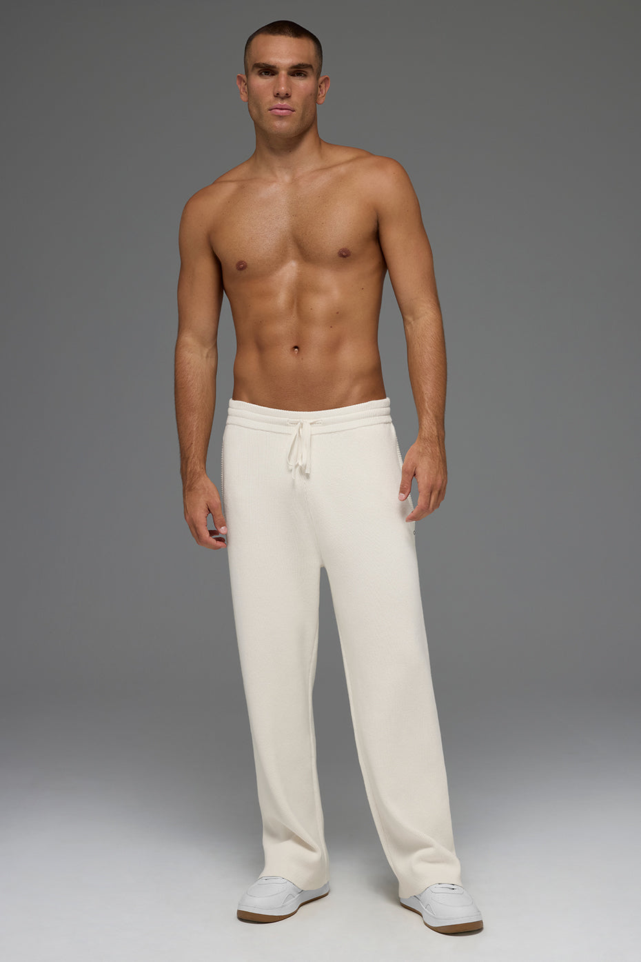 Pantalon de jogging droit Scholar - Ivoire