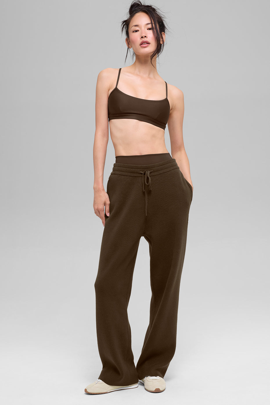 Pantalon de jogging droit Scholar - Espresso