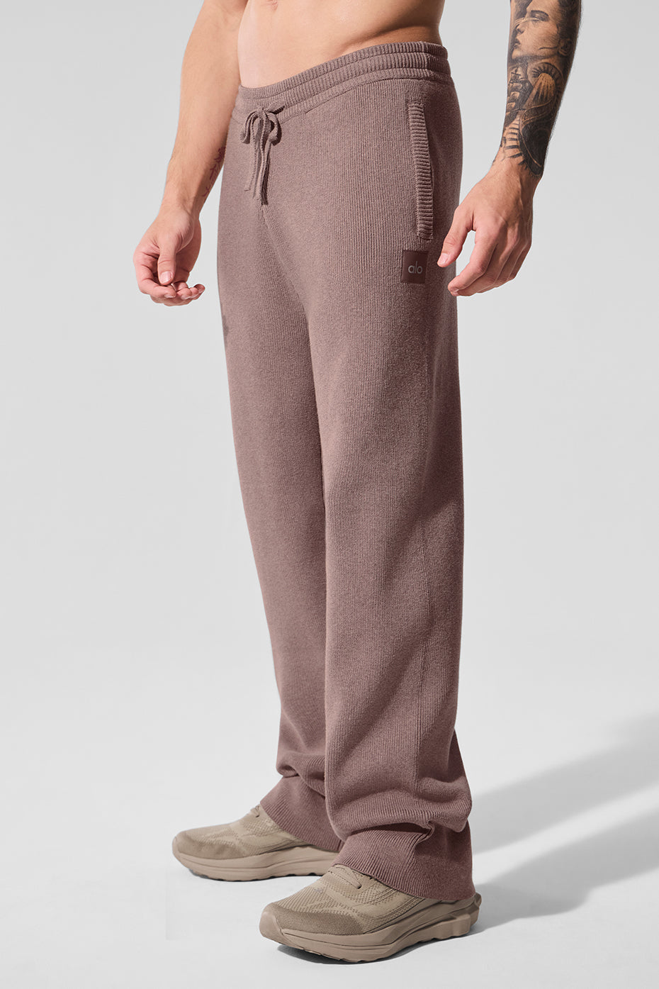 Pantalon de jogging droit Scholar - Champignon chiné