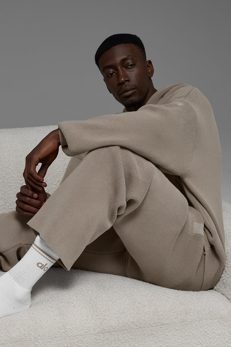 Pantalon de jogging droit Scholar - Cacao clair