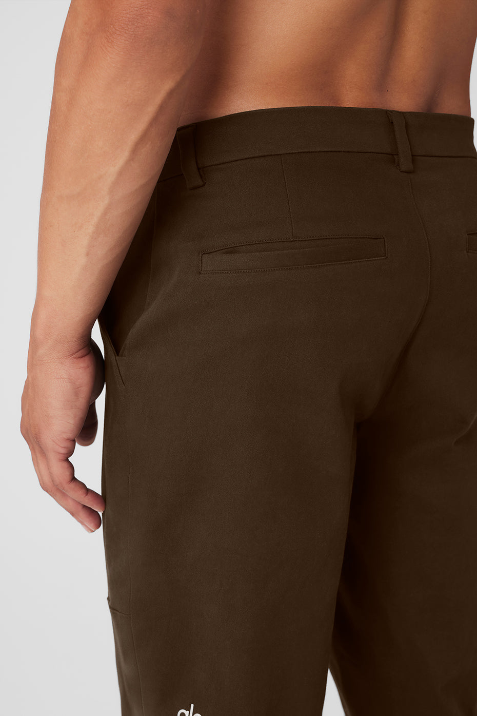 Pantalon Edition au toucher suédé - Espresso