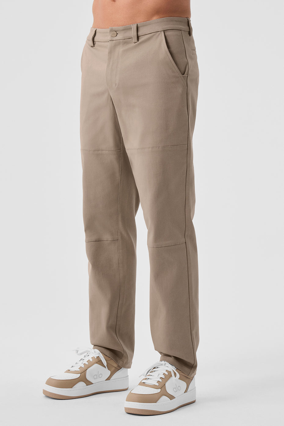 Pantalon Edition au toucher suédé - Gravier