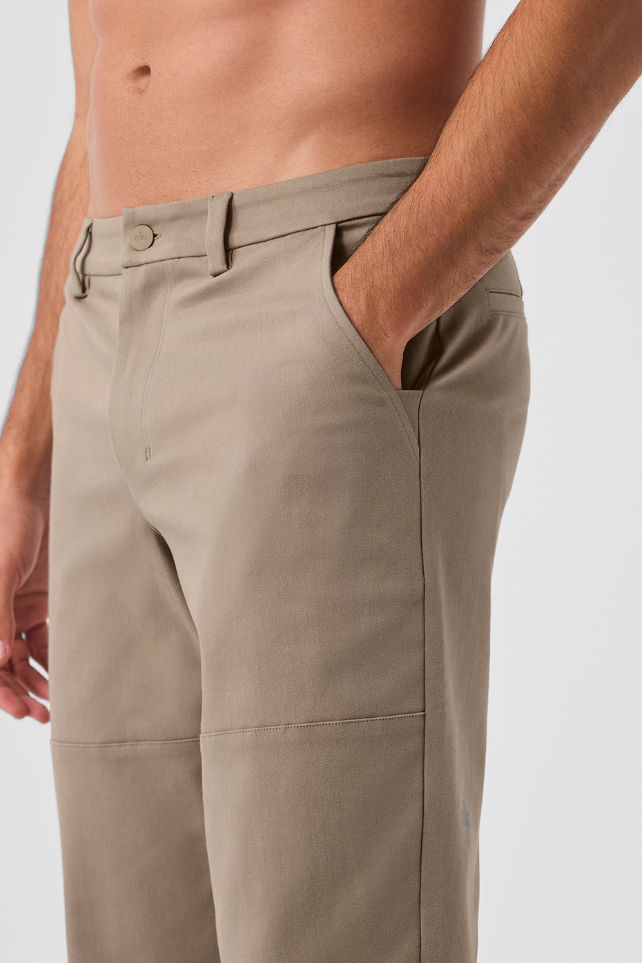 Pantalon Edition au toucher suédé - Gravier