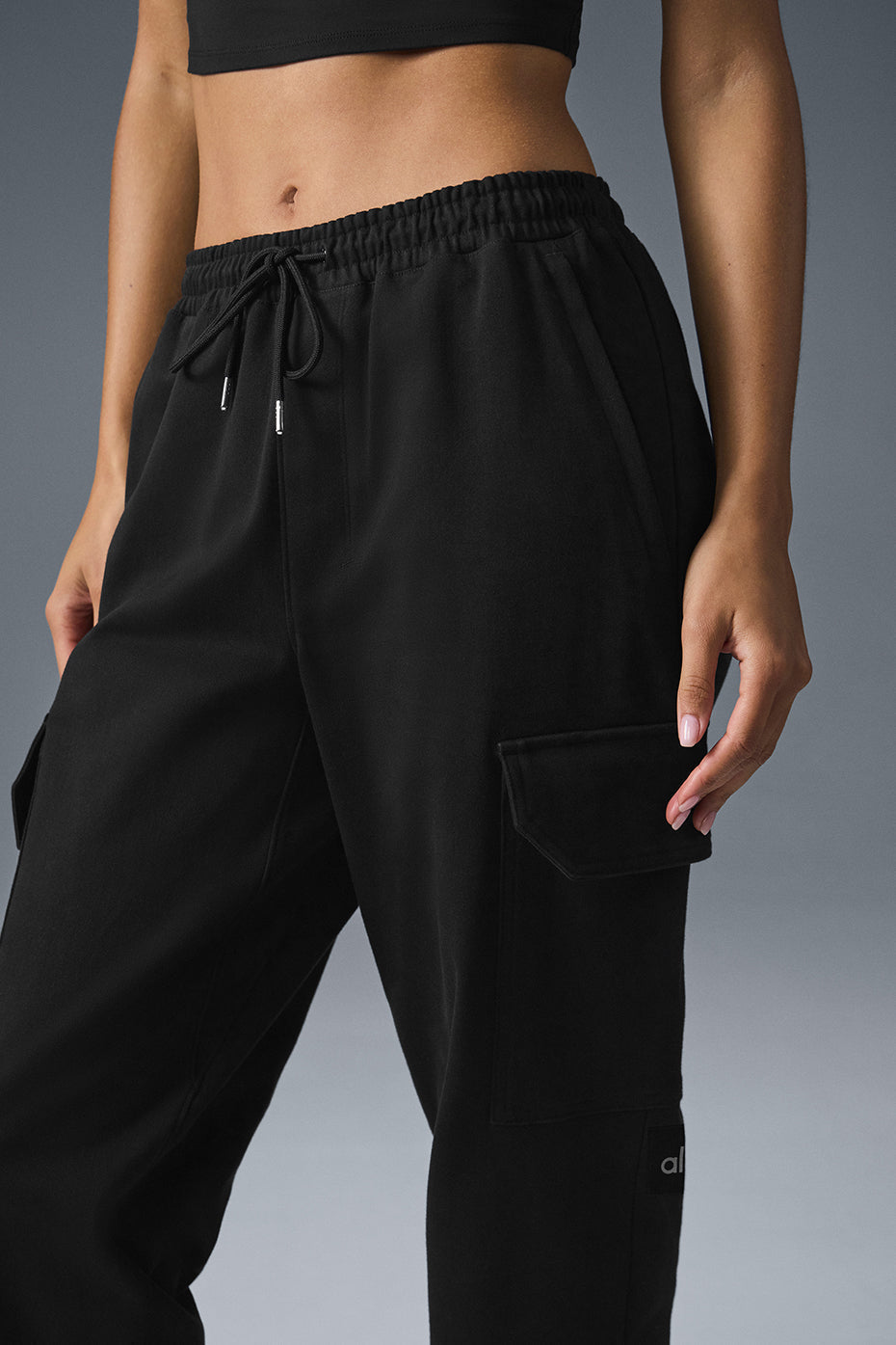 Pantalon de jogging Edition au toucher suédé - Noir