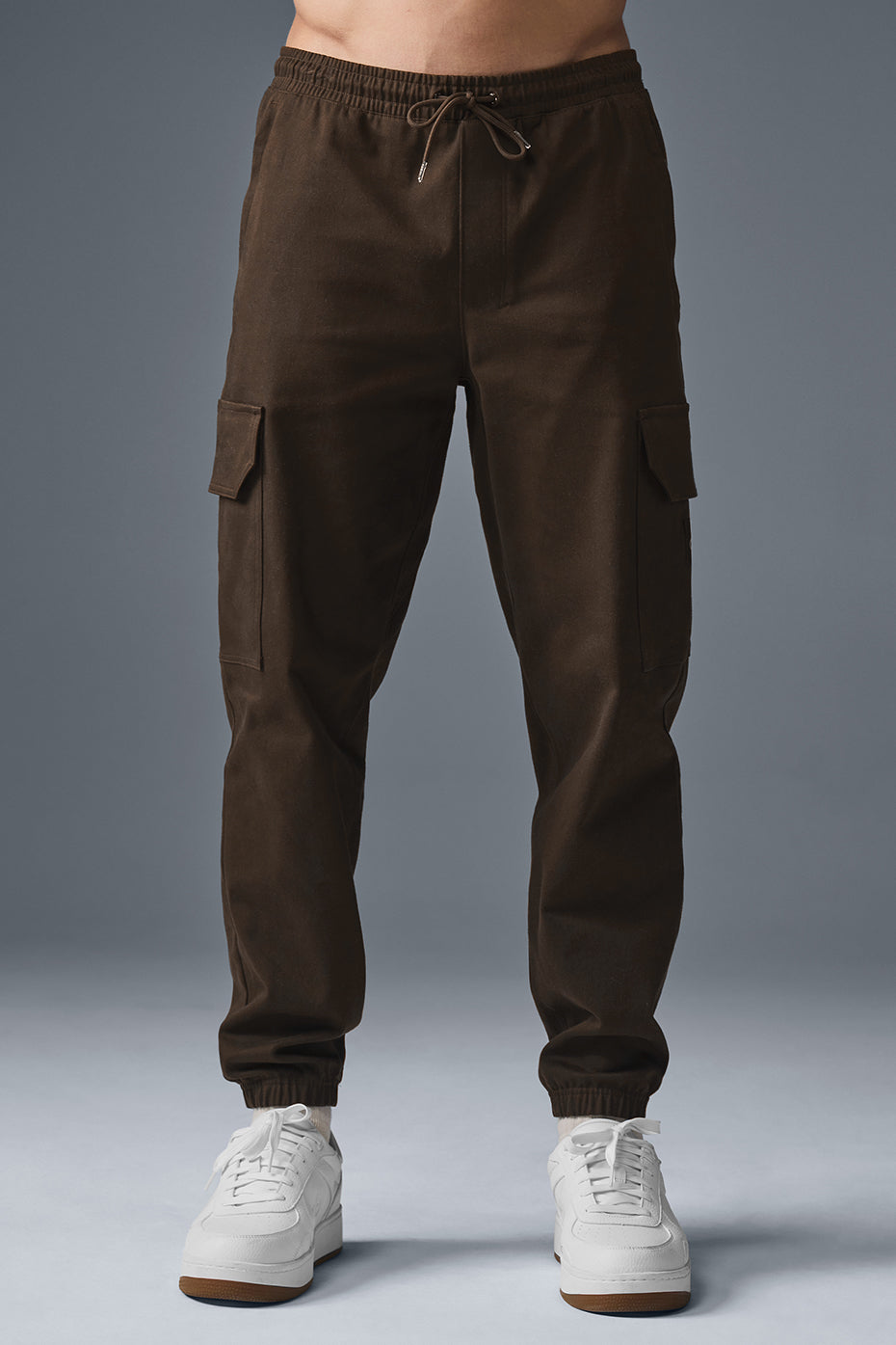 Pantalon de jogging Edition au toucher suédé - Espresso