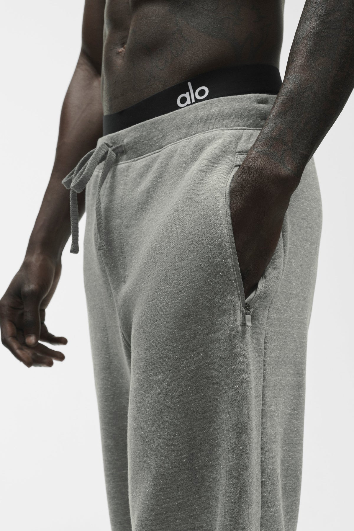 Pantalon de jogging Triumph Restore - Gris mélange de trois fibres
