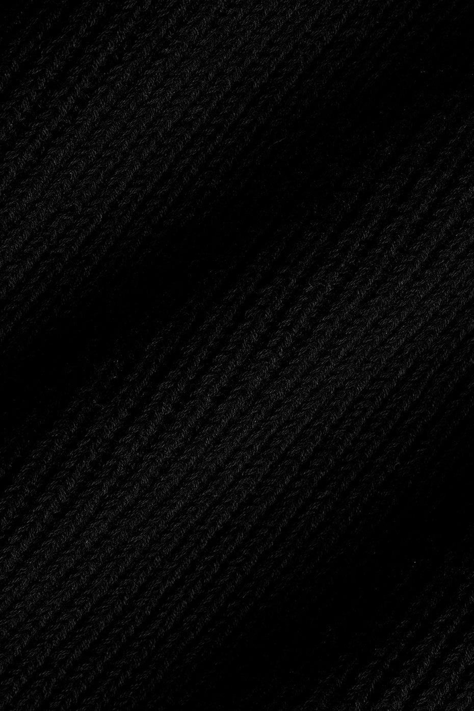 Pantalon de jogging Domain en maille côtelée - Noir