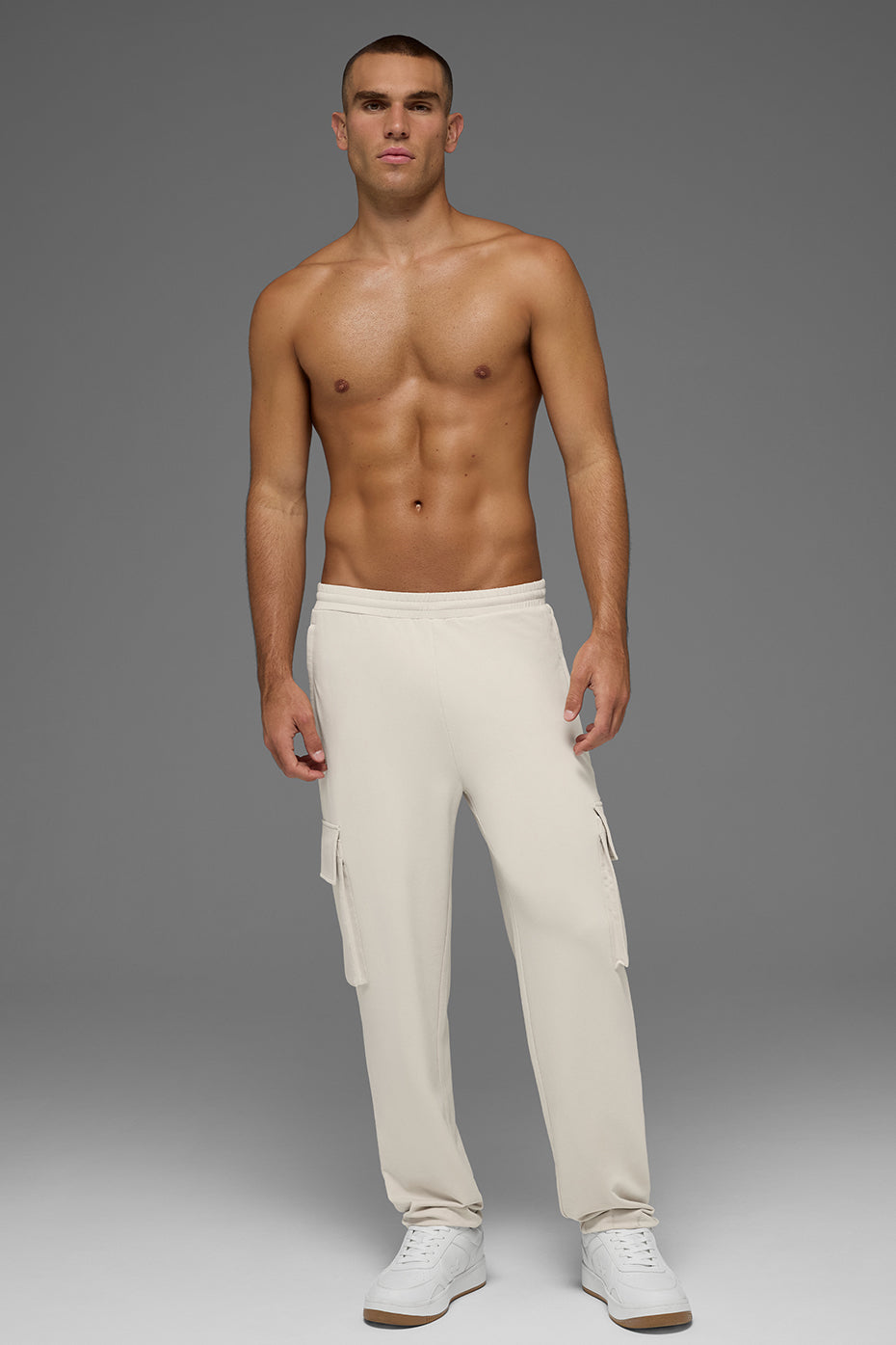 Pantalon cargo Double Take - Écru