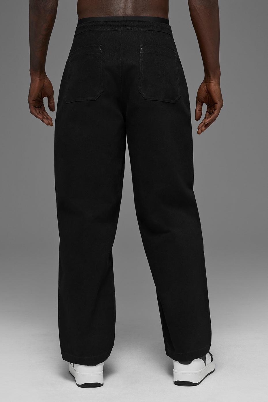 Pantalon de charpentier en toile de coton - Noir