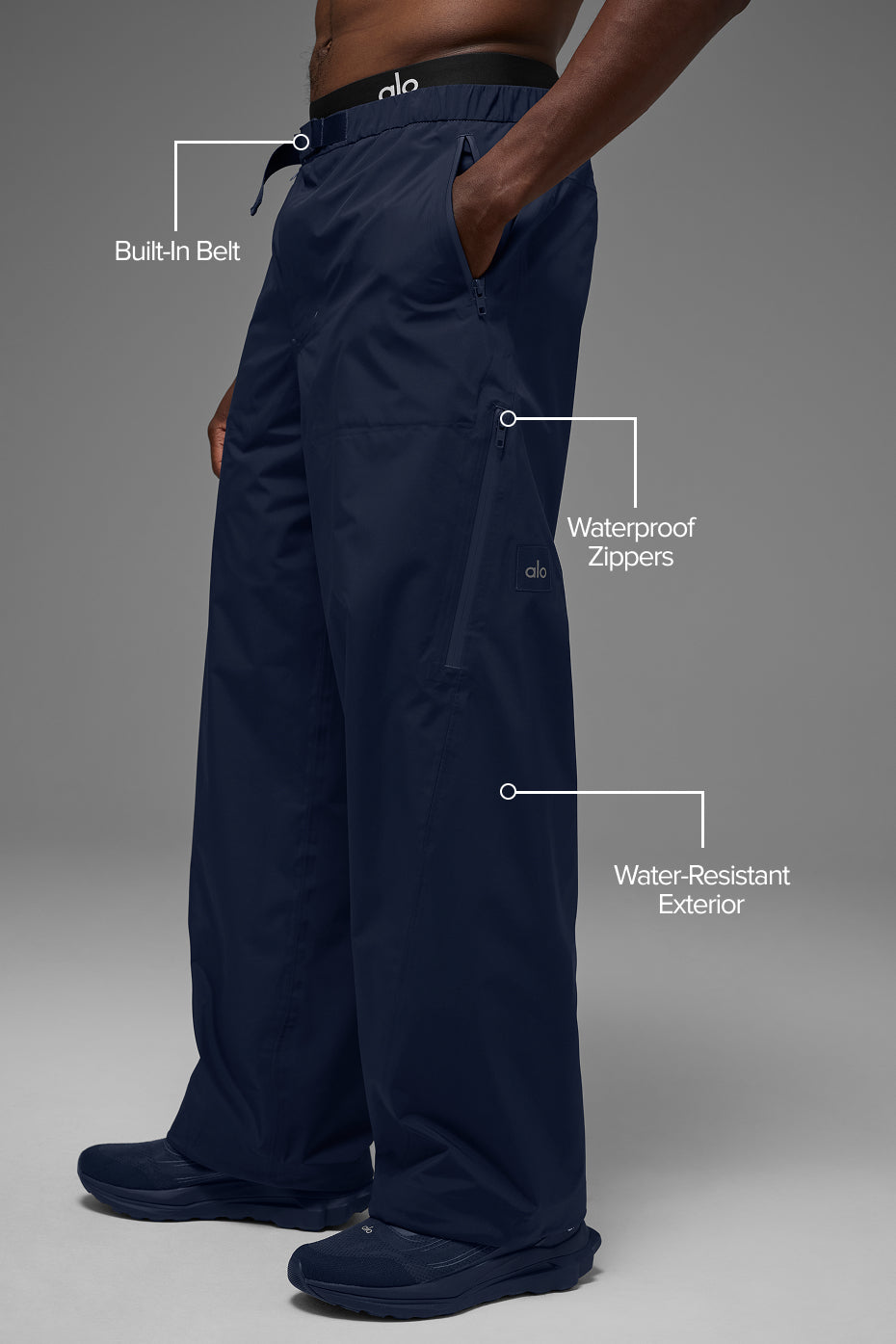 Pantalon Alpha Shell - Bleu marine